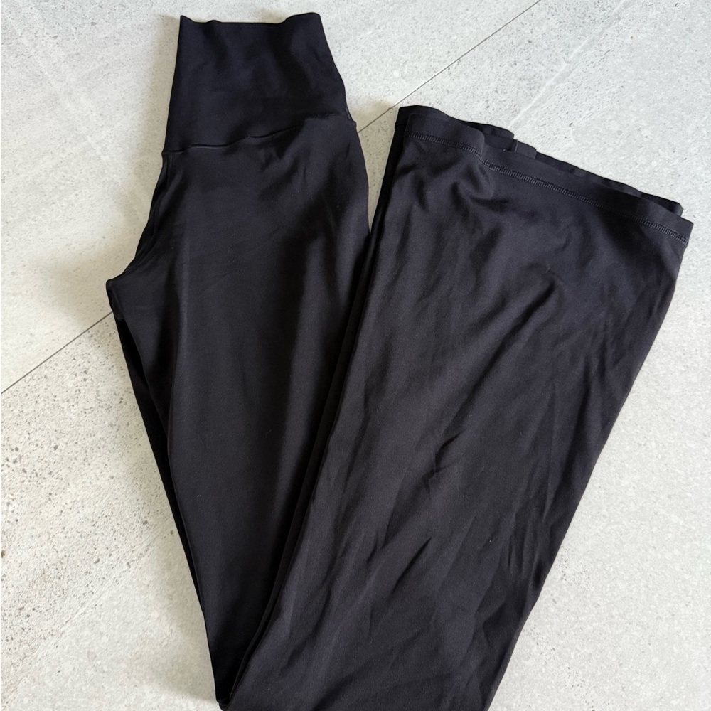 Flare Aerie Black Performance Leggings